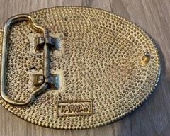 Vintage Metal Belt Buckle, School Bus, Yellow School Bus, Transportation, Bus Dr