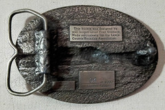 1983 Lewis Co Washington Rodeo Fred Oldfield Design Ltd Ed Belt Buckle 94/1000