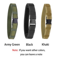 MEN Casual Tactical Army Adjustable Belt Casual Quick Release Belts Waistband