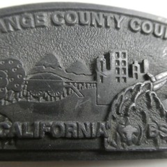 Boy Scouts of America Orange County Council California BSA Belt Buckle CD Hit