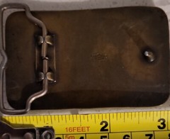 Bandag Tire Brass Belt Buckle 2.75 inch Made in USA