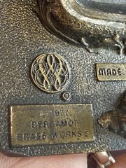 Bergamot Brass Works Vintage 1977 MOLSON Canadian Lager Beer Belt Buckle