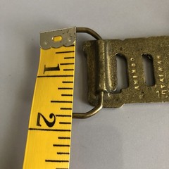 Vintage Aminco Solid Brass JERRY Name Belt Buckle Personalized Western Retro