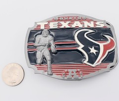 Houston Texans Football Team Belt Buckle (New)