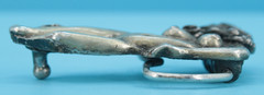 VTG 70s Capt. Hawks Sky Patrol and Novelty Naked Lady Belt Buckle Nude Woman