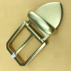 40mm Brass Tail Clasp Buckle European American Style Handmade Leather Belt DIY