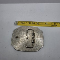 Vintage 100 Years of Liberty 1986 Gold Tone Metal Belt Buckle. Great Condition