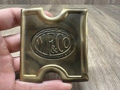 Wells Fargo & Co. W F & Co Anson Mills Belt Plate Buckle