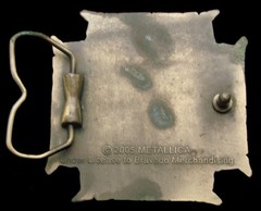 PD10148 VERY COOL 2005 ****METALLICA**** ROCK BAND SOUVENIR BELT BUCKLE