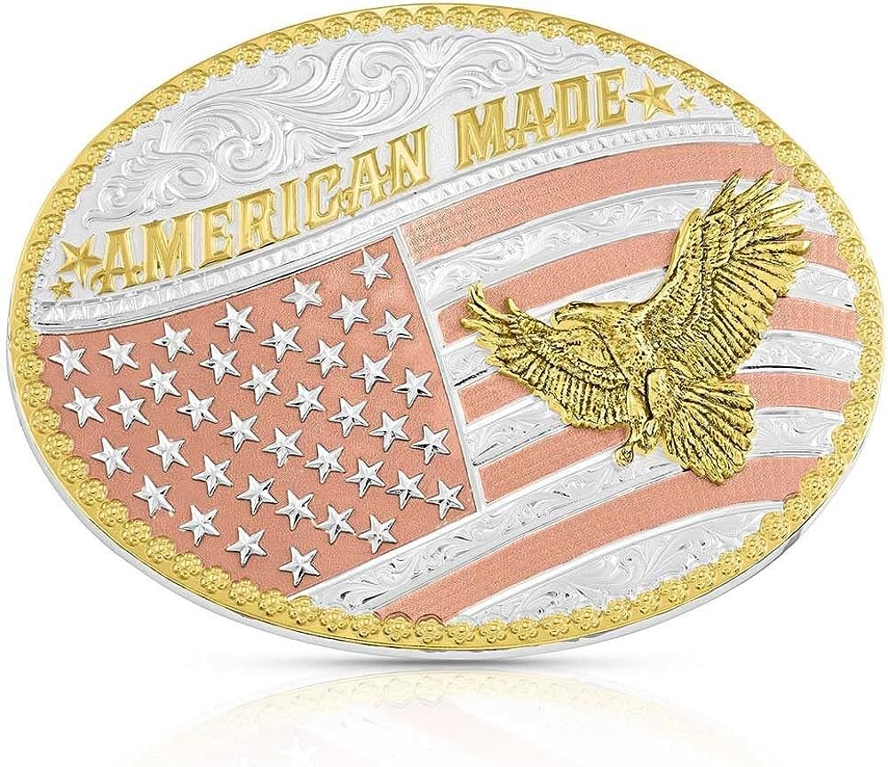 Montana Silversmiths Big Bold Stripes American Made Classic Buckle