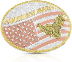Montana Silversmiths Big Bold Stripes American Made Classic Buckle