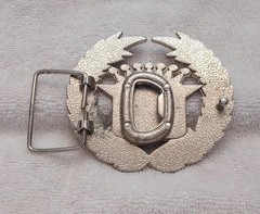 Cadillac Emblem Metal Belt Buckle Bottle Opener Chrome Enamel Mud flap Sexy Lady