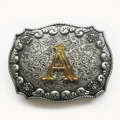 Vintage Style Western Cowboy Cowgirl Letter Belt Buckle also Stock In the US