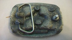 END OF THE TRAIL PEWTER BELT BUCKLE from C&J INC. #1456