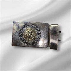 BELT BUCKLES LOT OF 3 VERSACE, FERRAGAMO, AND LACOSTE ITALY
