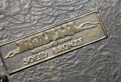 vintage COLORADO belt buckle MOUNTAINS above all SOLID BRONZE cowboy WESTERN