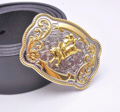 69*50MM Inner 40MM ROCK BULL RIDE RODEO RODEO COWBOY TEXAS WESTERN SHINE BELT BU