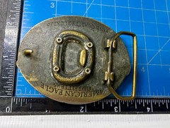American Eagle Outfitters Spreading Wings Engraved Advertising Promo Belt Buckle
