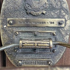 Vintage BASS Member 1986 Limited Edition Belt Buckle Mens USA