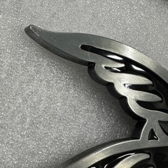 Black Bird Belt Buckle Swallow Flying Wings Metal Western Cowboy Biker
