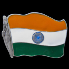 INDIA INDIAN NATIONAL FLAG BHARAT DELHI TAJ MAHAL BELT BUCKLE BOUCLE DE CEINTURE