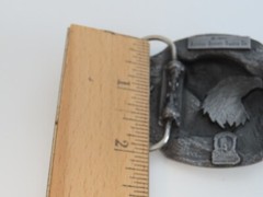 1990 Arroyo Grande #AG44 Eagle Head Belt Buckle USA