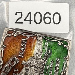 Vintage Belt Buckle Jack Daniel’s Whiskey Enamel Silver Tone Worlds Fair