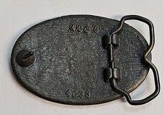 Vintage Masonic Masons BTS Brass Belt Buckle