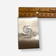 Druh Belt Buckle Silver Tone Rooster Mens Golf