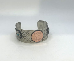 Western Cuff Bracelet Cowboy Coffee