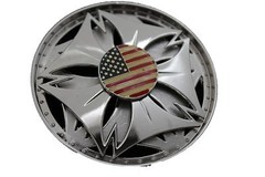 NEW Men Women Silver Metal Fashion Buckle USA Flag Spinning United State America