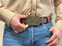 WESTERN BUCKLE COWBOY COWGIRL RODEO BELT BUCKLE FOR BELT STRAP 1-1/2&Prime;