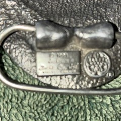 Siskiyou Men&rsquo;s Western Oval Metal Belt Buckle Green Silver Engraved Floral E-3