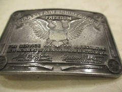 NRA Belt Buckle National Rifle Association 1871-1983 Vintage