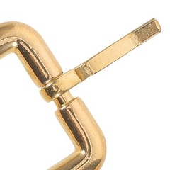 3Pcs Reusable Copper Single Prong Buckles for Bag Straps Golden Durable