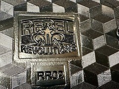 Rebel Revolutions Retro Black Color Ghetto Blaster / Boom Box Belt Buckle