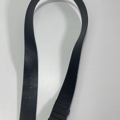 Vtg DKNY Jeans Black Belt Logo Buckle Men 36 » Casual Y2K