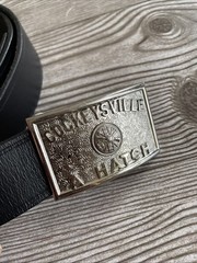 COCKEYSVILLE A. HATCH Belt Buckle 1.5&Prime; Loop Silvertone Mens Accessory