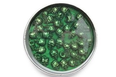 Men Women Trucker Silver Metal Buckle Gothic Fashion Green Skeleton Biker Skulls