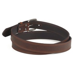 ARIAT Men&rsquo;s Copper Full-Grain Leather Belt with 40 (38-40&Prime; Waist),