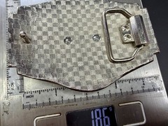 Dive Watch Style Shape Pistol Gun with Rhinestone Silver Color Large Belt Buckle