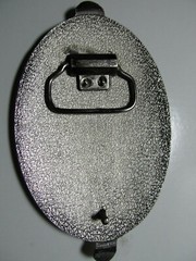 Oval Shape Sliver Snake Sword belt buckle