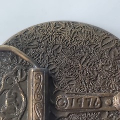 Standing Liberty Quarter Coin Belt Buckle Vtg 1976 Henchel-Mt.View California