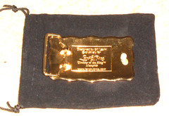 rare soldout elvis presley movie belt buckle as worn by baz luhrmann