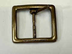 Replacement Center Bar Silver Tone Dress Belt Buckle Calvin Klein Jeans