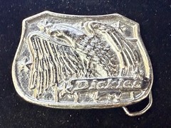 Dickies Clothing Apparel Company American Bald Eagle Promotional Belt Buckle