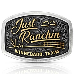 Montana Silversmiths Attitude Officially Licensed Dale Brisby Rodeo Belt Buckle