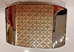 LOT OF 41 Washed Up Hollywood 1.5&Prime; Fleur chrome/gold WUH Belt Buckle unused!
