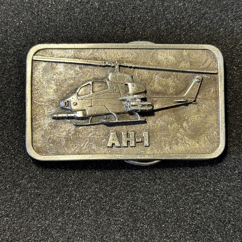 The Buckle Connection AH-1 Cobra Attack Hellicopter Belt Buckle