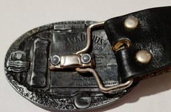 JACK DANIELS OLD NO. 7 TENNESSEE WHISKEY BELT BUCKLE VTG. 1989 ARROYO GRANDE